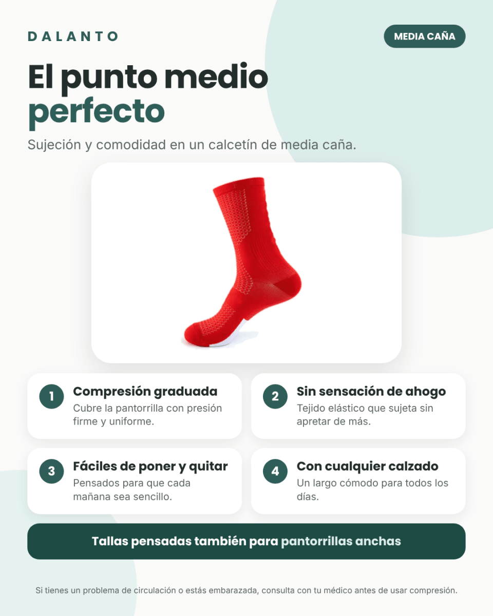 Calcetines de Compresión Medios
