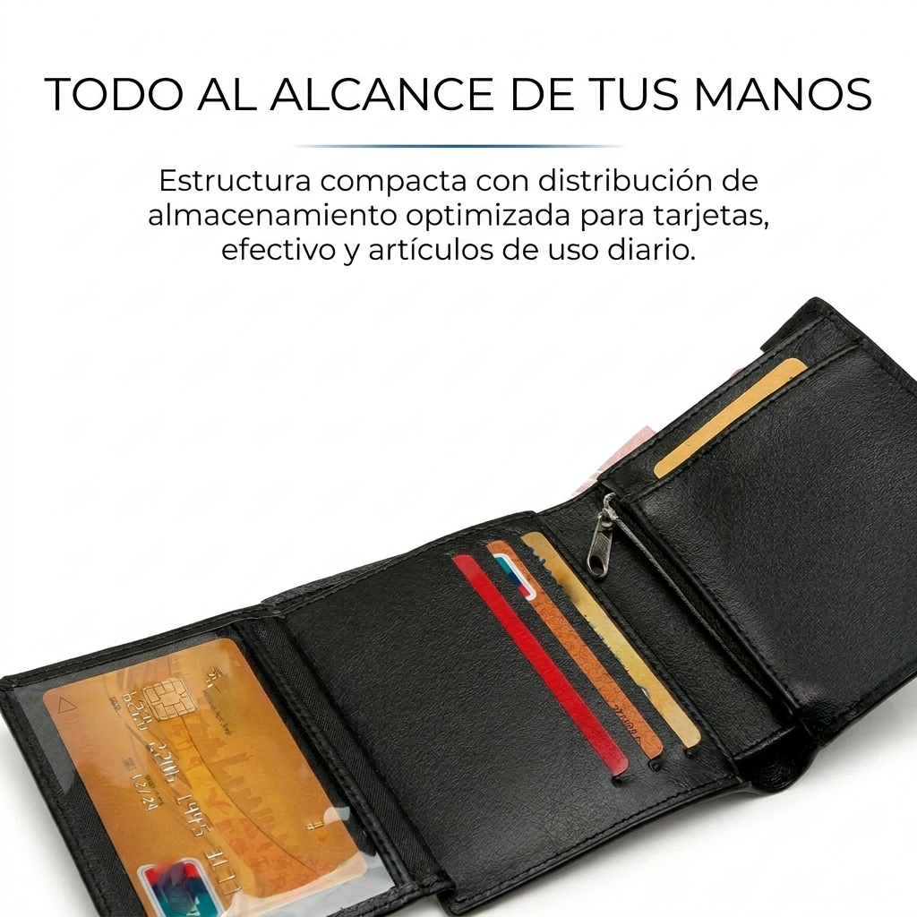 Cartera Gamer de Piel